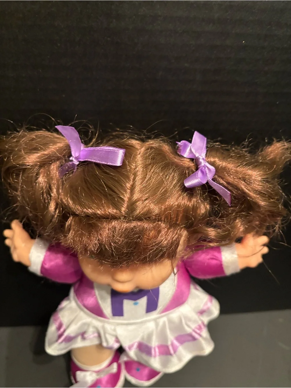 Munchkin Cheering Cheerleader Lovee Doll-Works good.